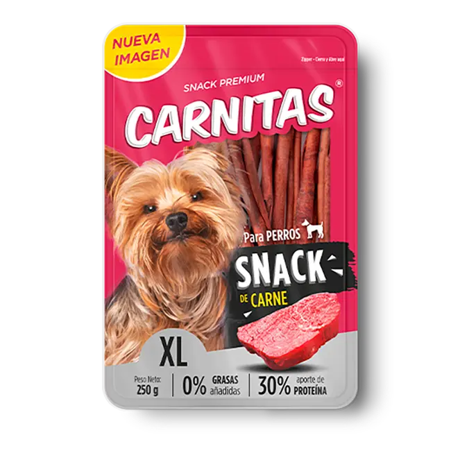 MIMMA CARNITAS XL DE CARNE PARA PERROS 250GR