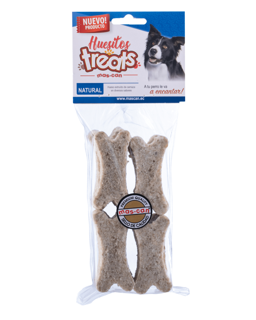 MAS-CAN PAQUETE POR 8 HUESITOS TREATS NATURAL