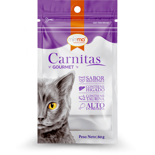 MIMMA CARNITAS GOURMET GATOS 60GR